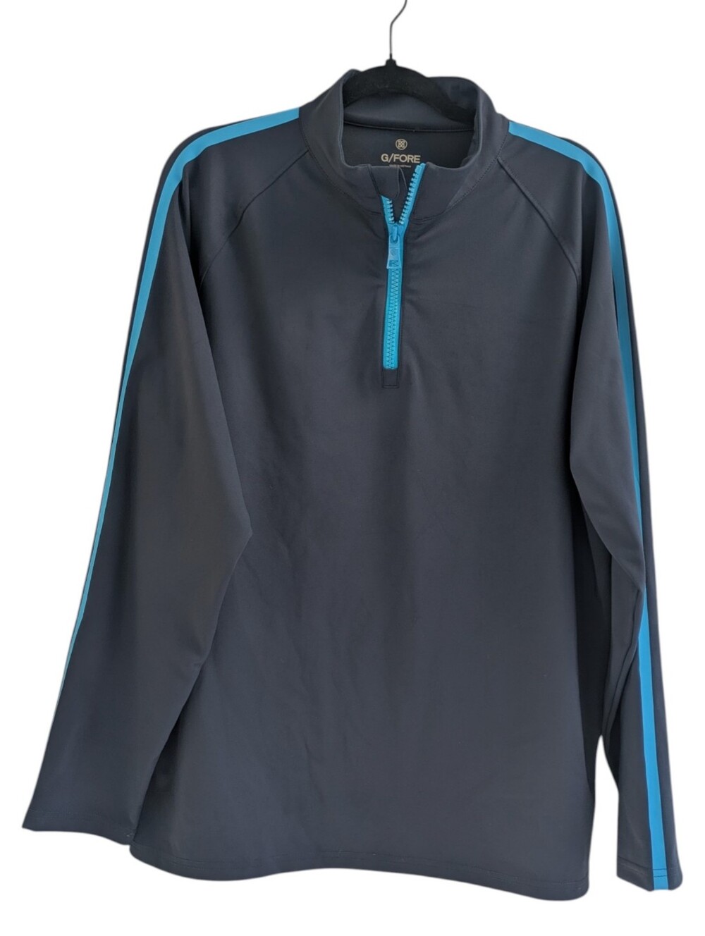 G/FORE Navy Stripe 1/4 Zip
